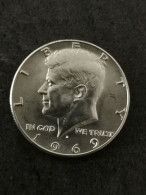 HALF DOLLAR KENNEDY ARGENT 1969 D DENVER USA / SILVER - 1964-…: Kennedy