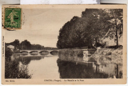 DEPT 88 / CHATEL - LA MOSELLE ET LE PONT - 1923 - Chatel Sur Moselle