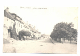 25 -  Doubs - L' Isle Sur Le Doubs - La Poste Et Rue De Magny (  329 ) - Isle Sur Le Doubs