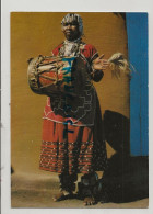 Lesotho. Southern Africa. A Tebele Woman From The Outing District. Drum. Femme Tebele, Tambour - Lesotho