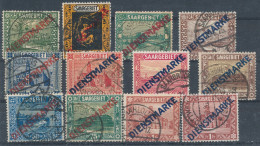 1922. Saar - Official Stamps - Dienstmarken