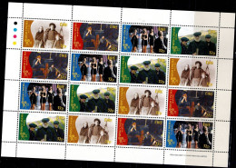 IRELAND 1996 100 YEARS OF CINEMA IN IRELAND MINI SHEET MI No 968-71 MNH VF!! - Blocks & Sheetlets