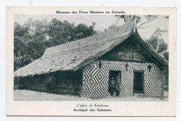 Oceanie- L'eglise De Kakabona.Archipel De Salomon - Solomon Islands