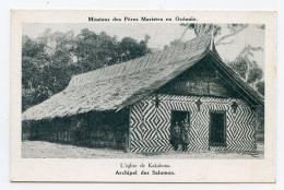 Oceanie- L'eglise De Kakabona.Archipel De Salomon - Solomoneilanden