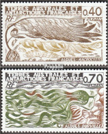 Französ. Gebiete Antarktis 115-116 (kompl.Ausg.) Postfrisch 1977 Algen - Neufs