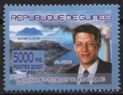 GUINEA 2007 - 1v - MNH - Al Gore - Global Warming - Réchauffement Climatique - Globale Erwärmung Calentamiento Global - Klimaat & Meteorologie