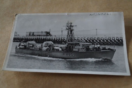 RARE Ancienne Carte Postale Photo De 1963 Du Bateau Le Andenne M 485 - Barche