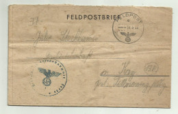 FELDPOSTBRIEF 1944 - Used Stamps