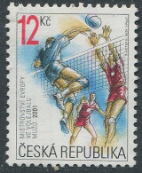 Czech:Unused Stamp Volleyball European Championships 2001, MNH - Volleyball