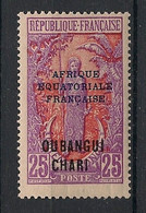 OUBANGUI - 1924-25 - N°Yv. 51 - Bakalois 25c - Neuf Luxe ** / MNH / Postfrisch - Neufs