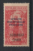 OUBANGUI - 1924-25 - N°Yv. 52 - Bakalois 30c - Neuf Luxe ** / MNH / Postfrisch - Neufs