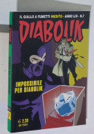 44157 DIABOLIK - A. LIII Nr 7 - Impossibile Per Diabolik - Diabolik