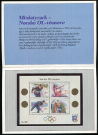 Norway:Unused Sheet In Original Package Norway Olympic Winners, 1990, MNH - Inverno1994: Lillehammer