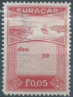 HOLLAND-NETHERLANDS Antilles,Curaçao,1943 Revenue Stamp Tax Fiscal,Used - Curaçao, Nederlandse Antillen, Aruba