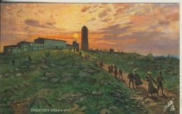 Brocken V. 1913 Sonnenaufgang (AK674) - Oberharz