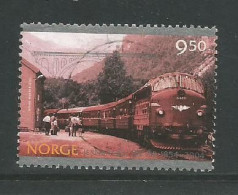Norway ..Scott # 1407 Used VF Trains...........................W52 - Gebraucht