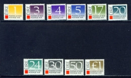 IRELAND  -  1988  Postage Due  Complete Set Unmounted/Never Hinged Mint (2p Missing From Scan) - Timbres-taxe