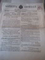 Gazzetta Ufficiale 1881 / Carabinieri Reali - Premières éditions