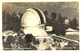 22057 " DOME OF THE 100 INCH TELESCOPE-MOUNT WILSON -CAL. "-VERA FOTO-CART. POST. SPED.1943 - Los Angeles