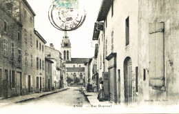 10726 -Rhone - ANSE  :  RUE  BOURNEUF    Circulée En 1906 - Anse