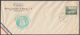 M. A. FDC CUBA 1958. DESARROLLO DE LA INDUSTRIA TEXTIL. DAYTON HEDGES. EDIFIL 737/38. GOMÍGRAFO RAYONERA DE MATANZAS - FDC