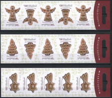 Hungary Ungarn Hongrie 2013 Christmas And New Year Christmas Gingerbread Set Of 3 Booklets Mint - Alimentation