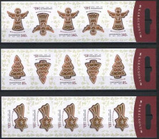Hungary Ungarn Hongrie 2013 Christmas And New Year Christmas Gingerbread Set Of 3 Booklets Mint - Carnets