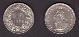 SWITZERLAND   1 FRANC 1976 (KM # 24a.1) #7459 - Autres & Non Classés