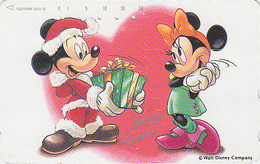 JAPAN - TC JAPON / 110-171210 - DISNEY - Série NOEL 10/25 - MICKEY & MINNIE CHRISTMAS Series Phonecard - NAVIDAD - Disney