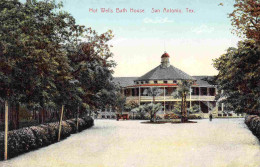 Hot Wells Bath House San Antonio 1910c Texas Postcard - San Antonio