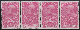 Österreich   .    Y&T    .   137  4x   .    **     .     Postfrisch - Unused Stamps