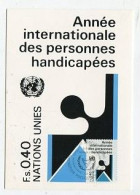 MC 158649 UNITED NATIONS - Genf - 1981 - Internationales Jahr Der Behinderten - Tarjetas – Máxima