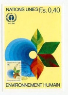 MC 158656 UNITED NATIONS - Genf - 1982 - Unsere Umwelt - Cartes-maximum