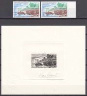 Benin 1979 Captain James Cook Mi#183 Parforated And Imperforated + Signed Artist Die Proof, Approx. 20 Made - Benin - Dahomey (1960-...)