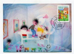 MC 158680 UNITED NATIONS - Genf - 1987 - Vaccinez Zous Les Enfants ! - Cartes-maximum