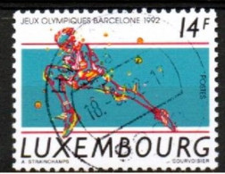 LUXEMBOURG, LUXEMBURG 1992,  MI 1297, YT 1248, OLYMPISCHE SOMMERSPIELE, BARCELONA,   GESTEMPELT, OBLITÉRÉ - Gebraucht