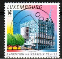 LUXEMBOURG, LUXEMBURG 1992,  MI 1298, YT 1247, EXPO 92 SEVILLA,   GESTEMPELT, OBLITÉRÉ - Usati