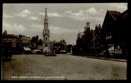 Ref 1629 - Early Real Photo Postcard - Clarkson & War Memorial Wisbech - Cambridgeshire - Sonstige & Ohne Zuordnung