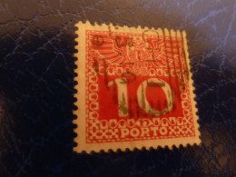 Osterreich - Porto - Val 10 - Rouge - Oblitéré - Année 1908 - - Revenue Stamps