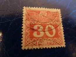 Osterreich - Porto - Val 30 - Rouge - Oblitéré - Année 1908 - - Revenue Stamps