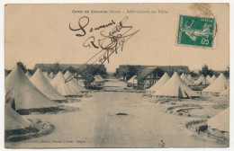 CPA - SISSONNE (Aisne) - Camp De Sisonne - Allée Centrale Des Tentes - Sissonne