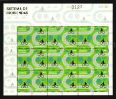 Bike Cycling Bicycle Paths Urban System Montevideo Smart City Uruguay S/s MNH - Ciclismo