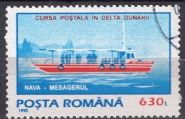 ROUMANIE -  Navire Postal "Le Messager" - Gebraucht