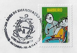 Brazil 2007 Cover Commemorative Cancel 210th Anniversary Of Antonina's Political Emancipation Coat Of Arms - Briefe U. Dokumente