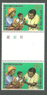 Zambia, 1973 (#113k), 25th Anniversary WHO Mother Child Nursing Nutrition Fruits Immonization Food Baby Medicine - WHO