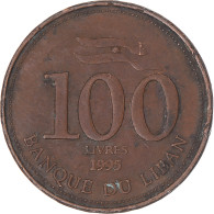 Monnaie, Liban , 100 Livres, 1995 - Lebanon