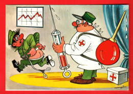 ZWQ-30 Humour Militaire Naef? Der Doktor. Kaserne Brugg. 2/110/B - Brugg