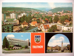 Czechoslovakia: Trutnov - II. WW Monument - Soviet Tank IS-2, General View, Klement Gottwald Square - 1980s - Monuments Aux Morts