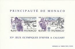 MONACO Block 38,unused - Winter 1988: Calgary