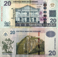 Suriname / 20 Dollars / 2019 / P-164(c) / VF - Surinam